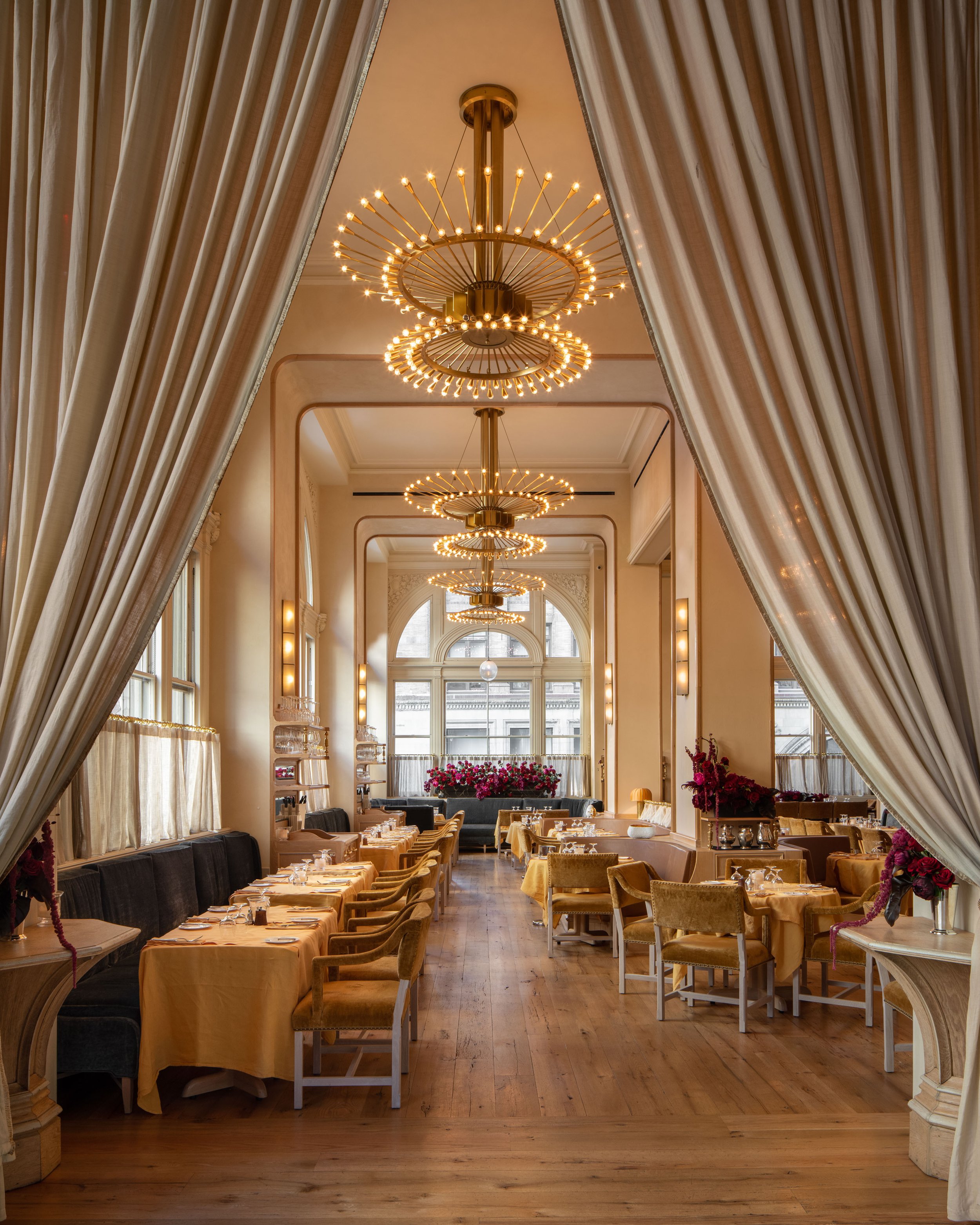  Veronika Restaurant New York City Luxury Interior Dining Hospitality 