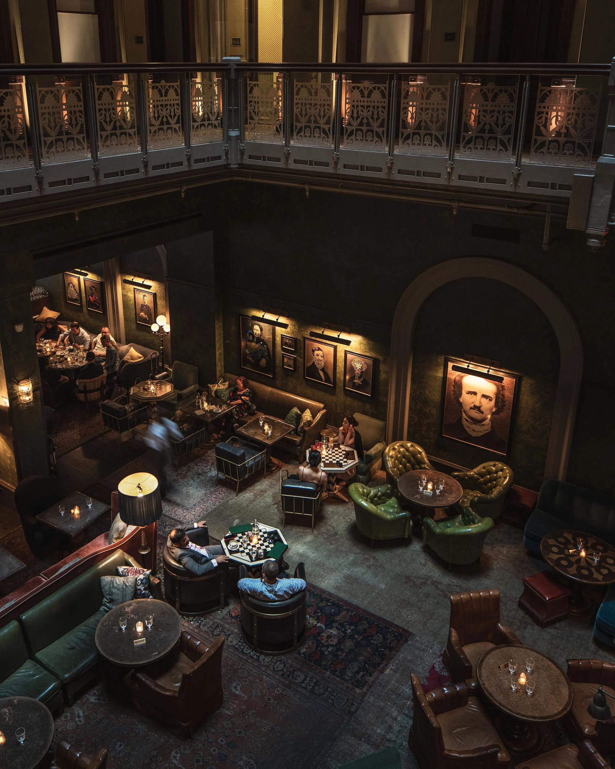  Beekman Hotel Historic Interior Atrium Lower Manhattan New York City 