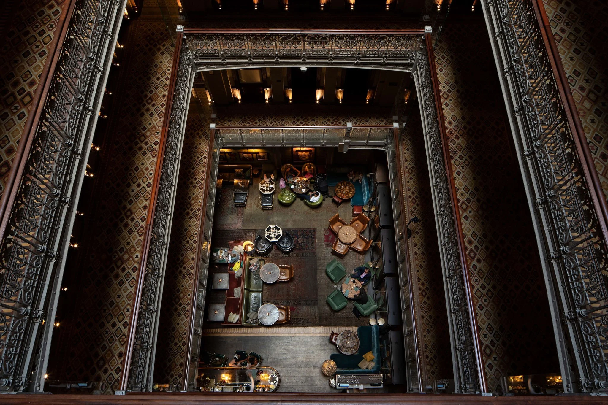  Beekman Hotel Historic Interior Atrium Lower Manhattan New York City 