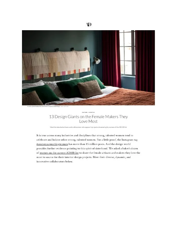 ARCHITECTURAL DIGEST 
