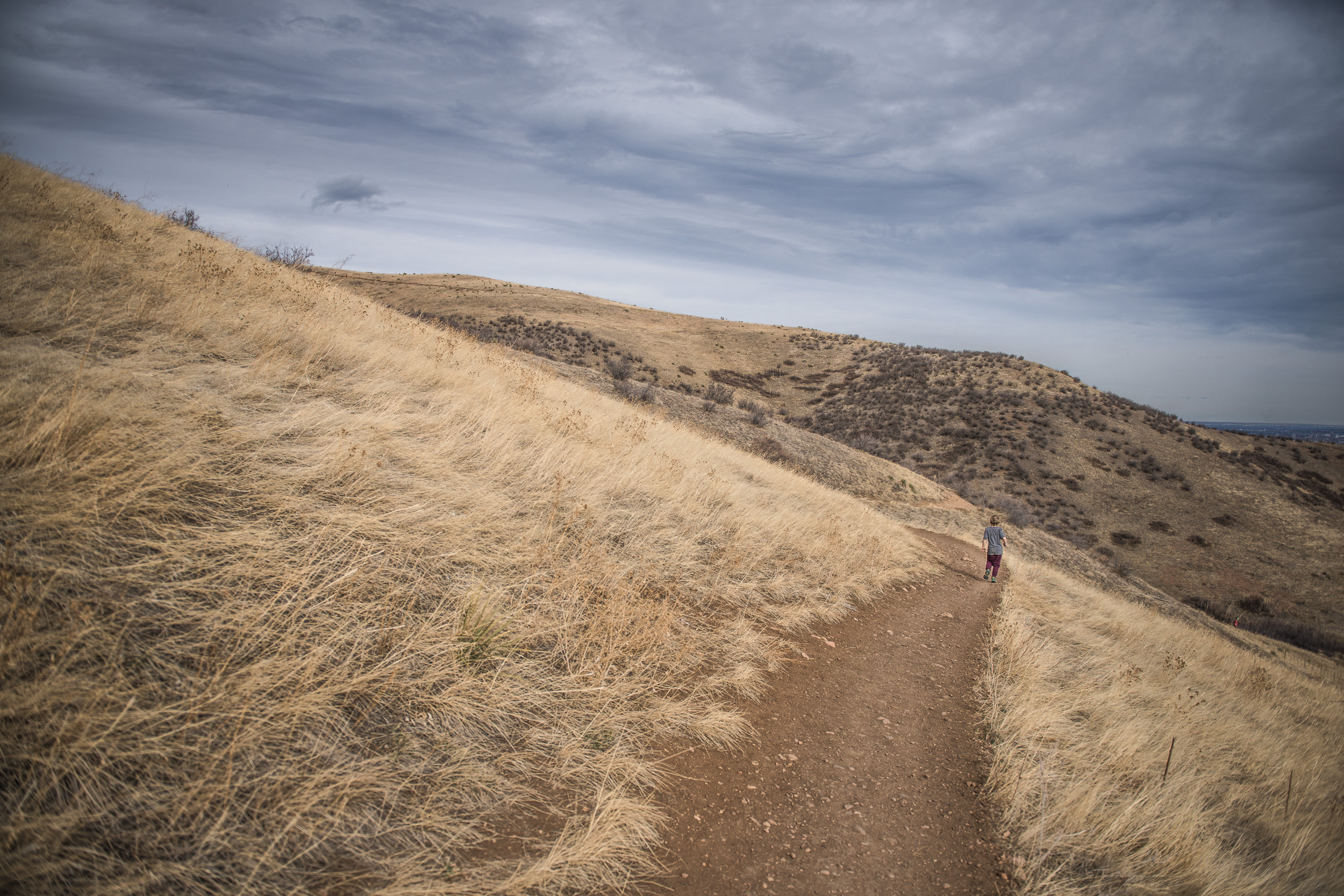 Blog - Molly Rees Photo - Documentary Childhood Photography - Boy on Green Mountain hiking trail in Denver Colorado by M. Menschel