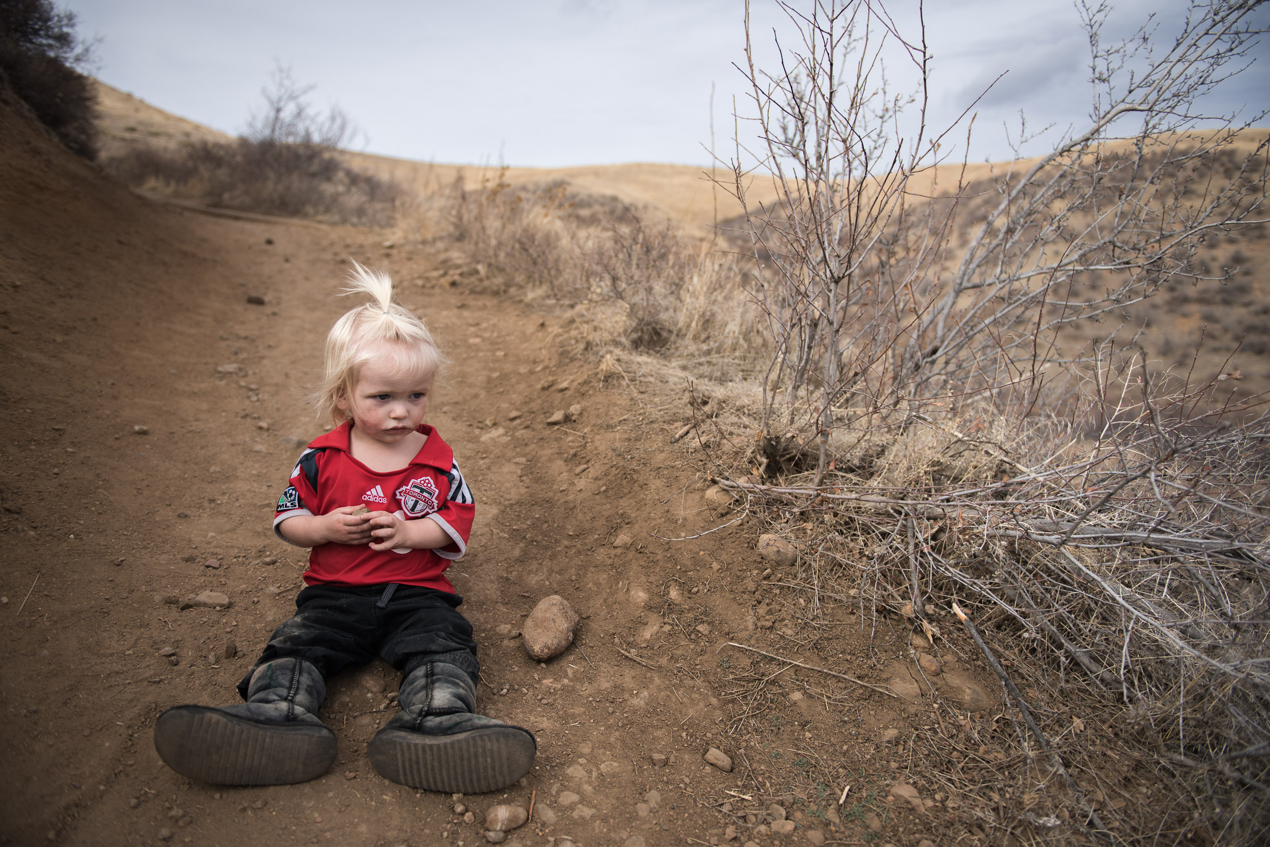 Blog - Molly Rees Photo - Documentary Childhood Photography - Boy on Green Mountain hiking trail in Denver Colorado by M. Menschel