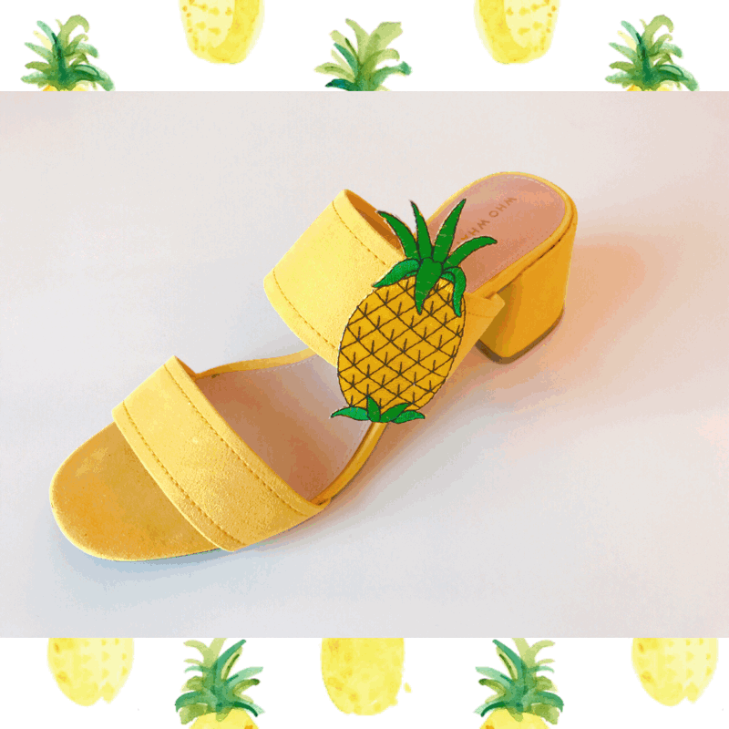 DIY FRUITY SHOE CLIPS — KRYSTLE DESANTOS
