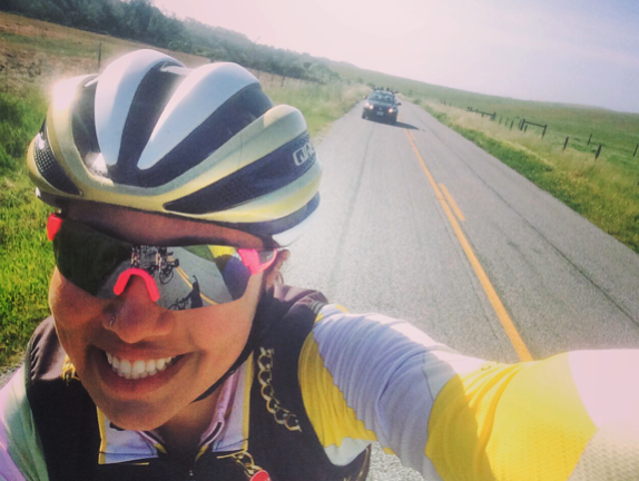 CHEESING because #bikesarebliss