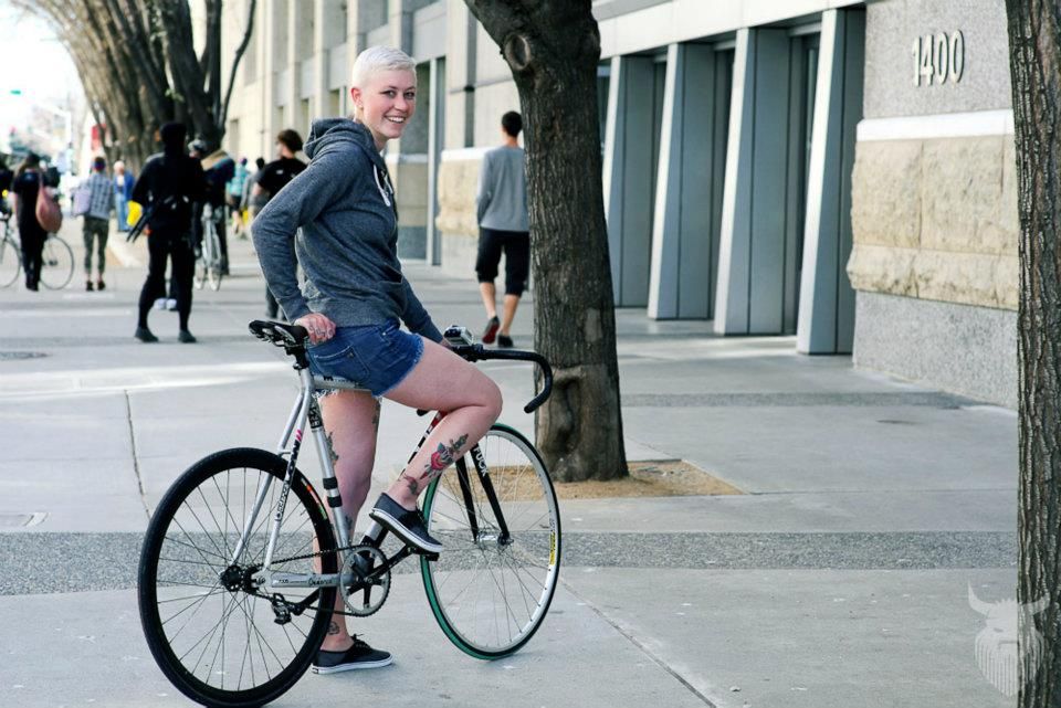 Kelli as a P-R-O Commuter.