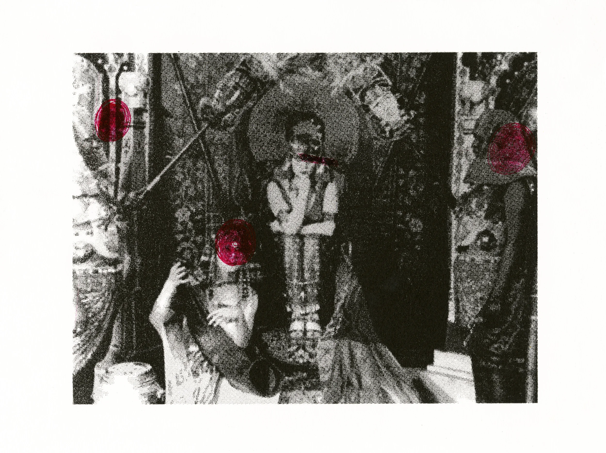 Cleopatra Red | Two-color lithograph