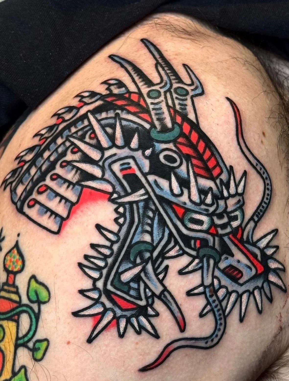 Cyber dragons by @tat2brain