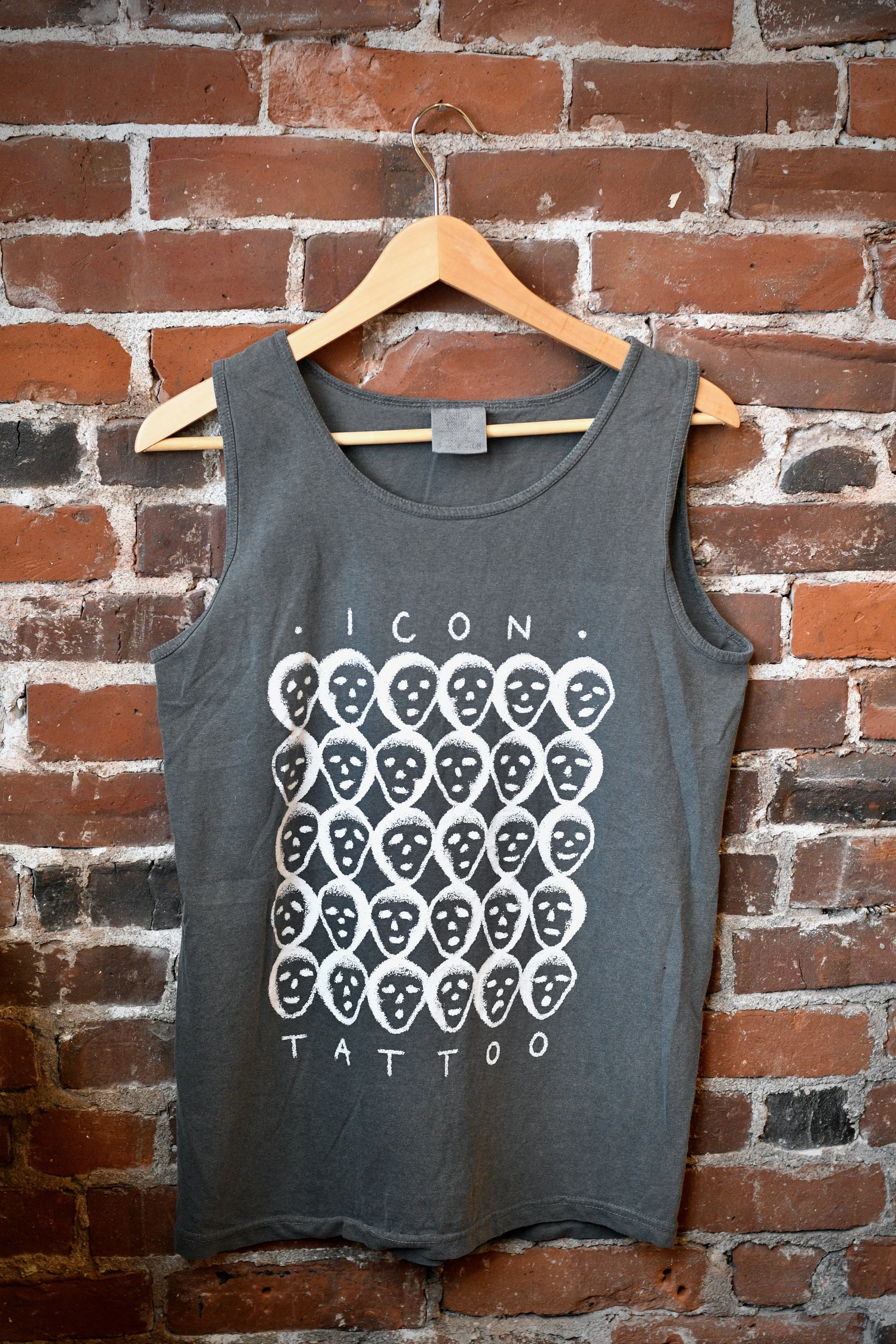Icon Tattoo Face Tank Top