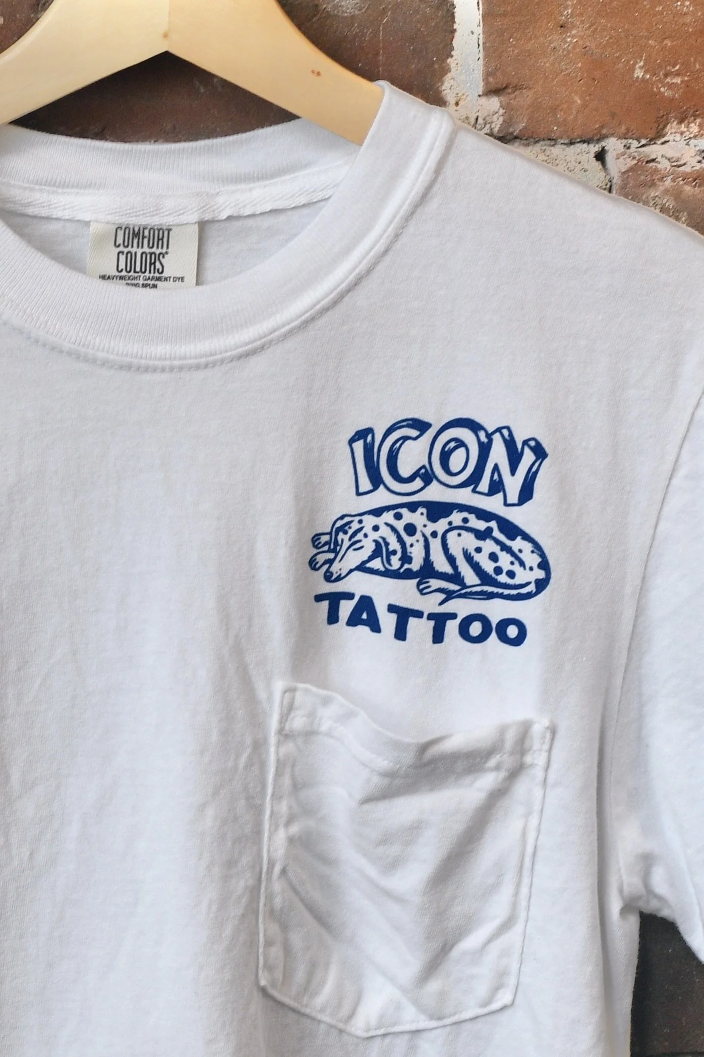Icon Tattoo Dog Pocket Shirt