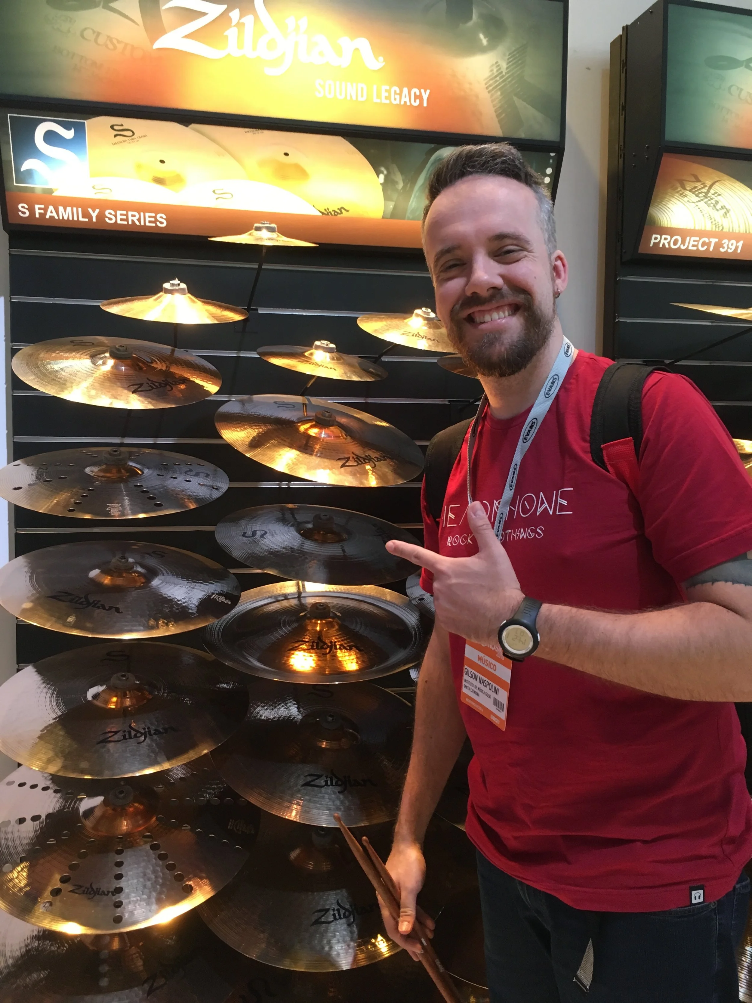 Com os novos Zildjian S