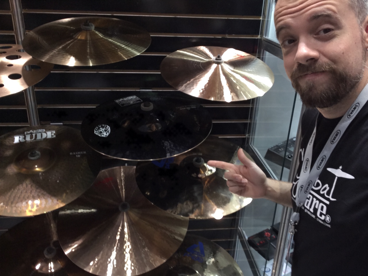 Testando os Paiste do Nicko McBrain