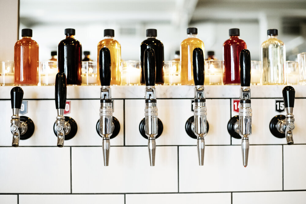 Craft Beers on Tap at Red Wagon Pizza Co.