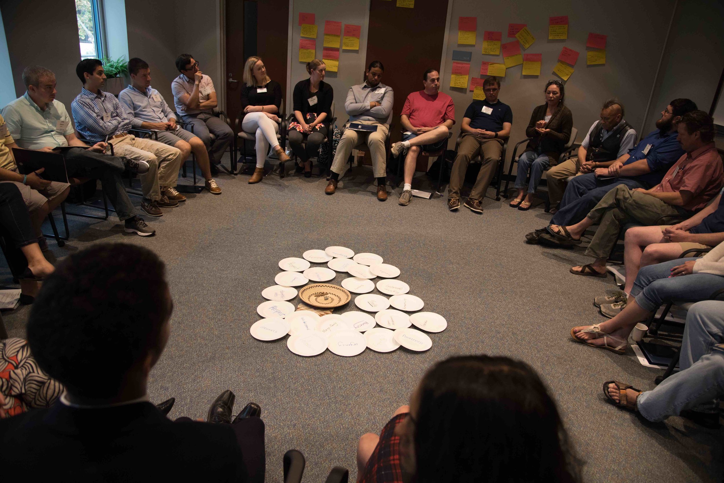 Upstander Academy 2016 participants in Listening Circle