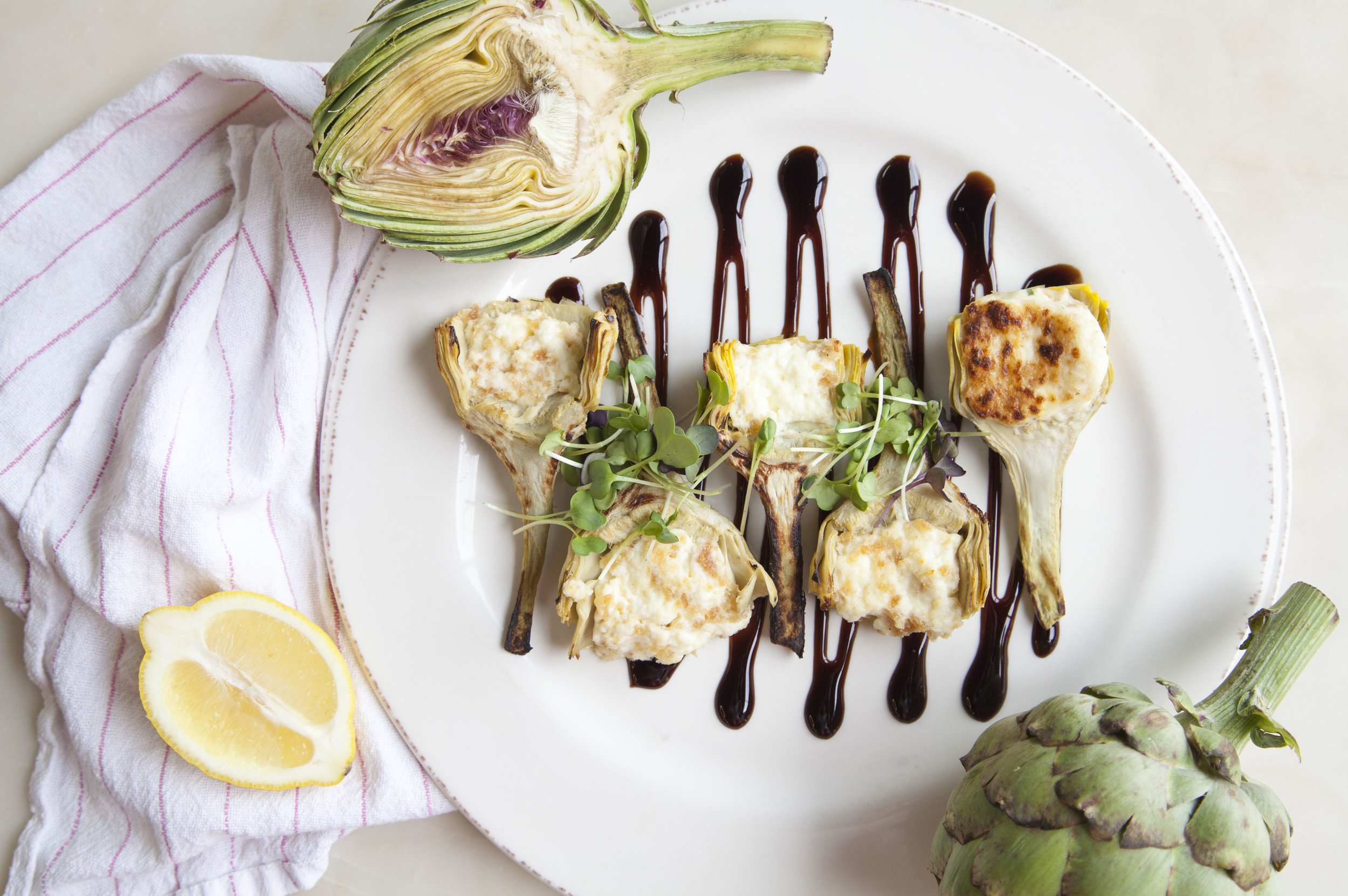 Grilled Stuffed Artichokes