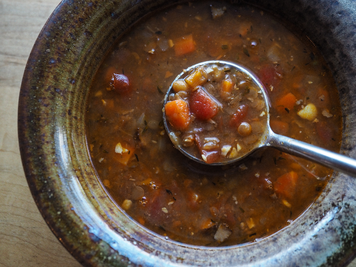 Lentil with Bacon