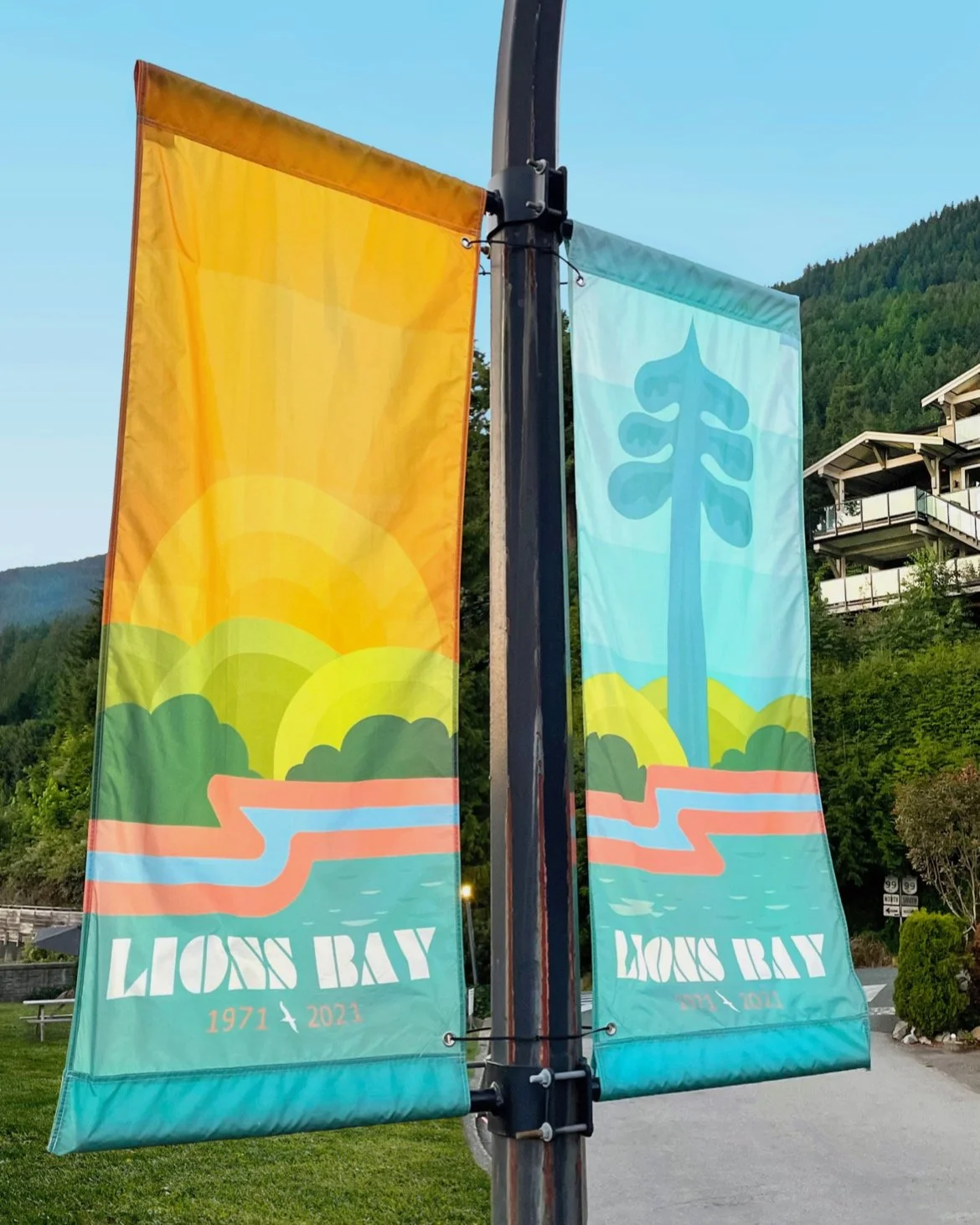  Lions Bay - 50 year anniversary - nylon banners 