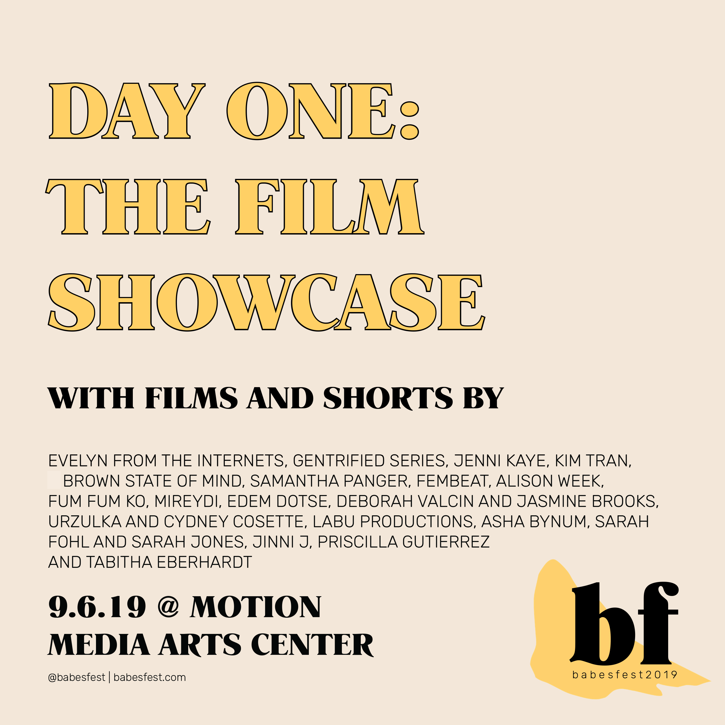  Official Selection of Babes Fest 2019 