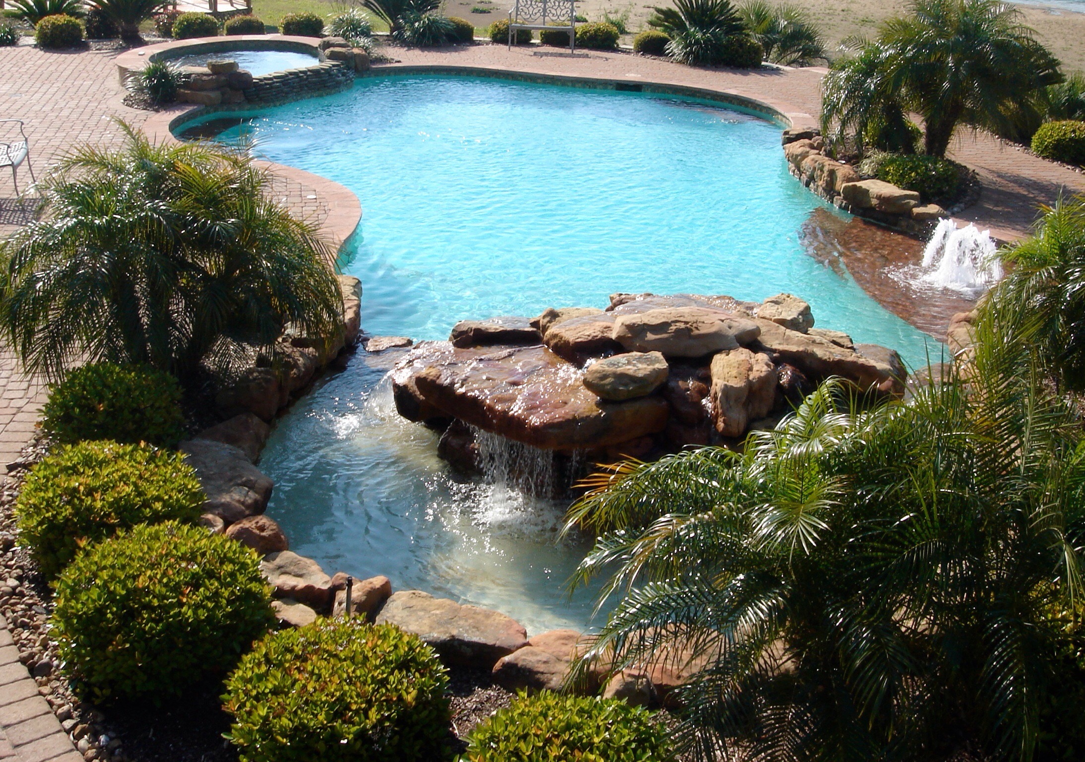 La Porte Backyard Amenities Houston Pool Builder In Ground