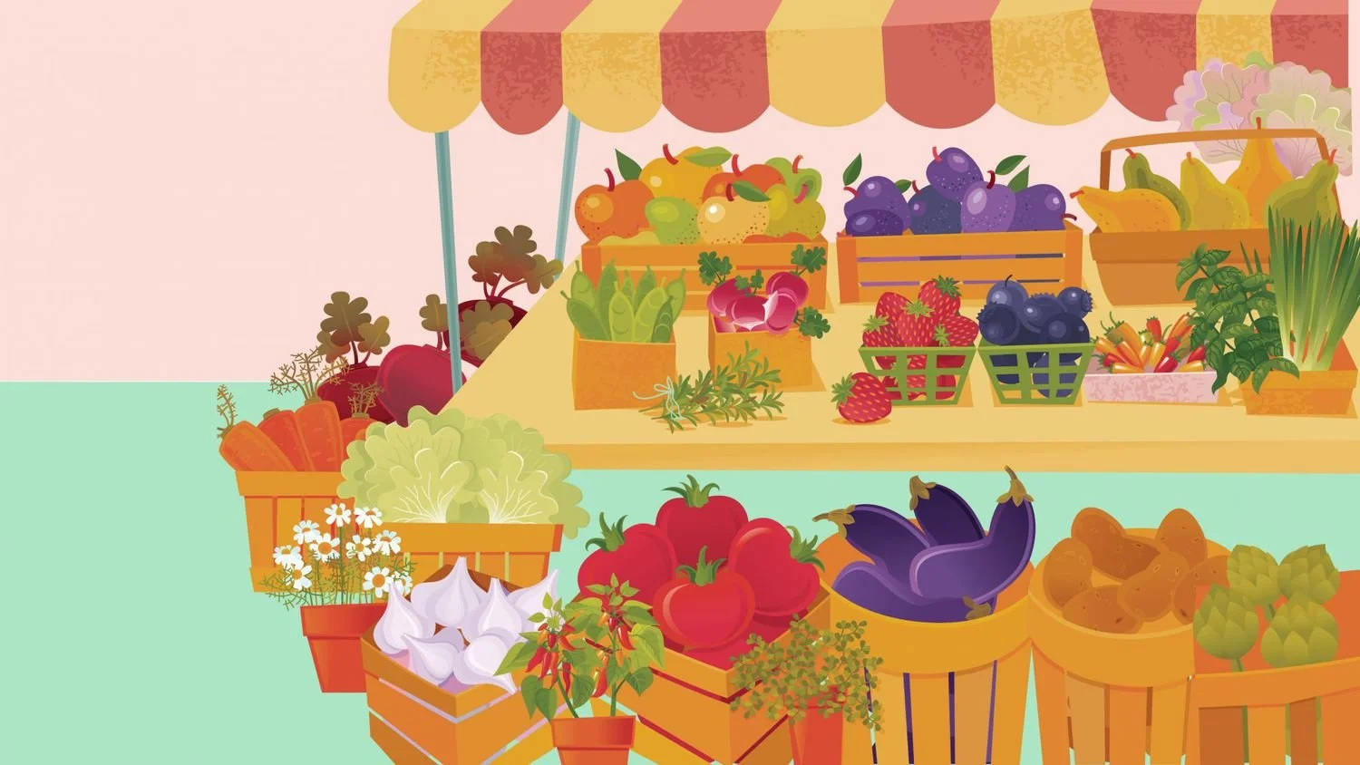 Opening Day at the Market