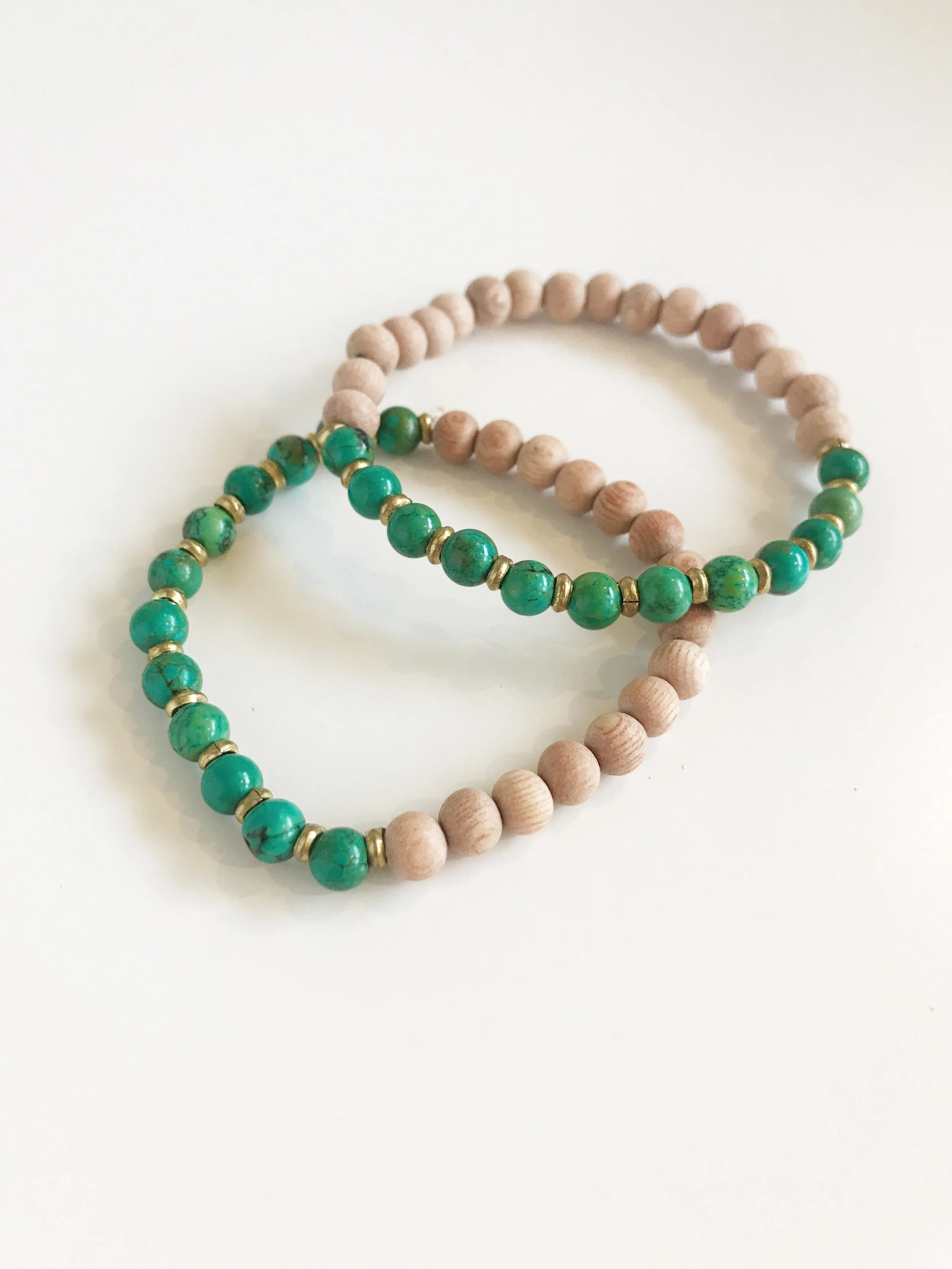 tibetan turquoise + rosewood 