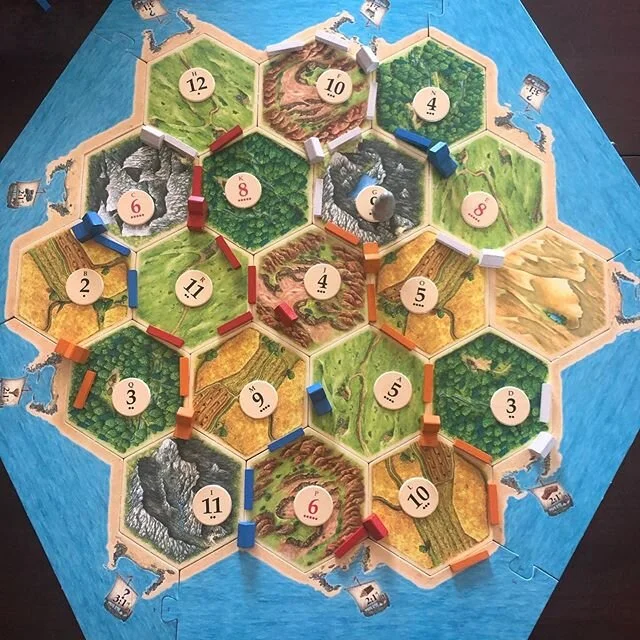 Spring Break
We&rsquo;re supposed to be in Mexico on Spring Break this week. 🏖Instead, our big highlight is a daily game of #settlersofcatan set up near the sliding door to the deck to enjoy the sunniest spot in our home. We wear our sun hats, eat c