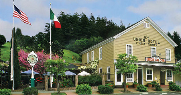 Union Hotel, Occidental CA. Reception site. 