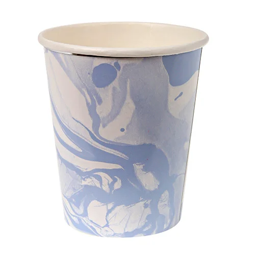 Marble Party Cups (Blue)