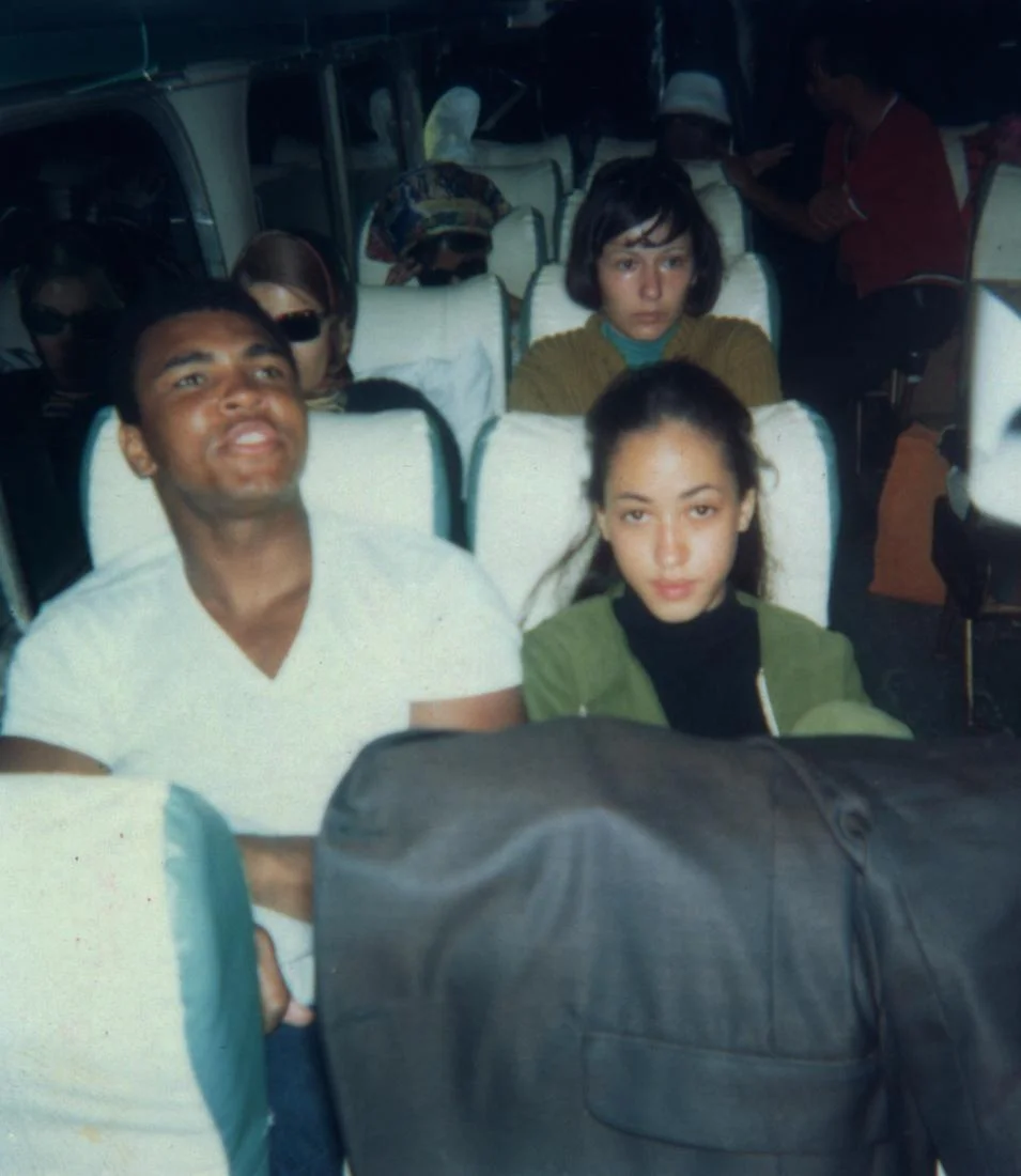 Muhammad Ali and a teenage Pat.