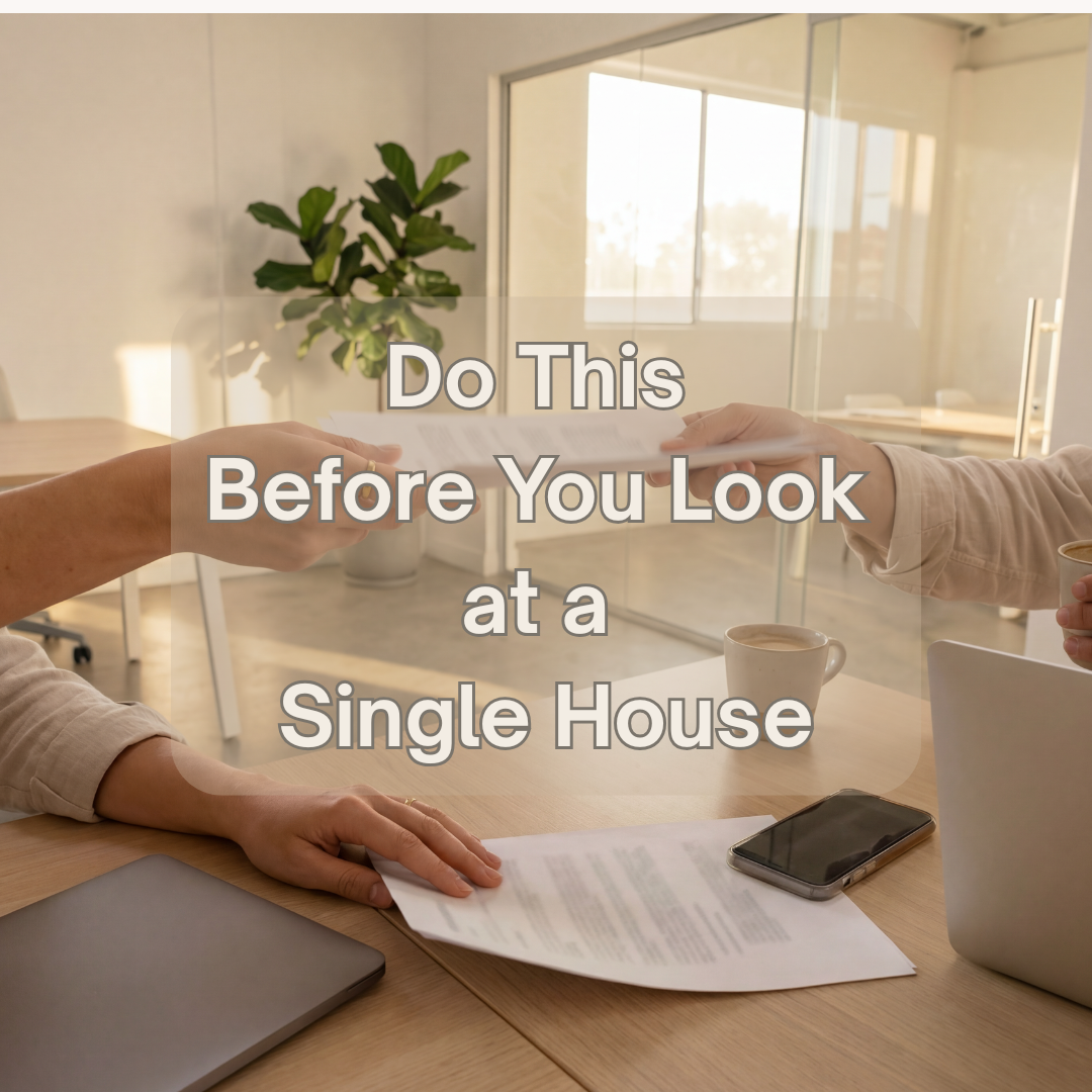 Before You Start Looking at Houses, Do This First