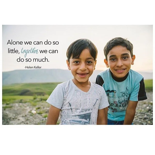 Always. Work. Together. If we each put a drop in the bucket, the only way we can get a full bucket is by working together with the same bucket. One drop in each individual bucket will lead to many nearly empty buckets. We can’t be lone wolves. We must join together.
Repost from @lovedoes #childrestoration #helenkeller #lovedoes #worktogether #jointogether #collaboration #sharethebucket #nolonewolves #youarenotanisland