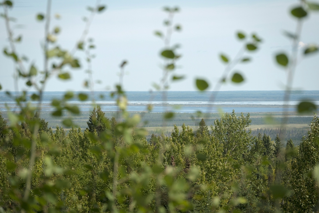 A view of the Cumberland Delta, as seen from the Pasquia Hills on the way to Rice River.