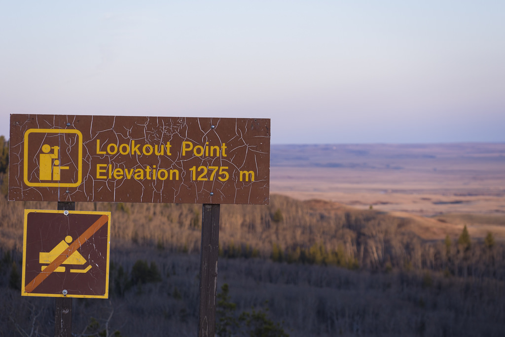 Cypress Hills are an anomaly in Saskatchewan, with forested slopes that contrast with the surrounding grasslands.