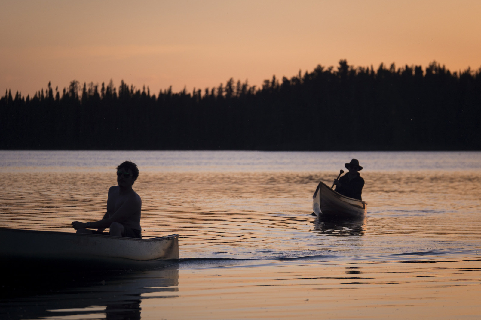 Evening Canoe