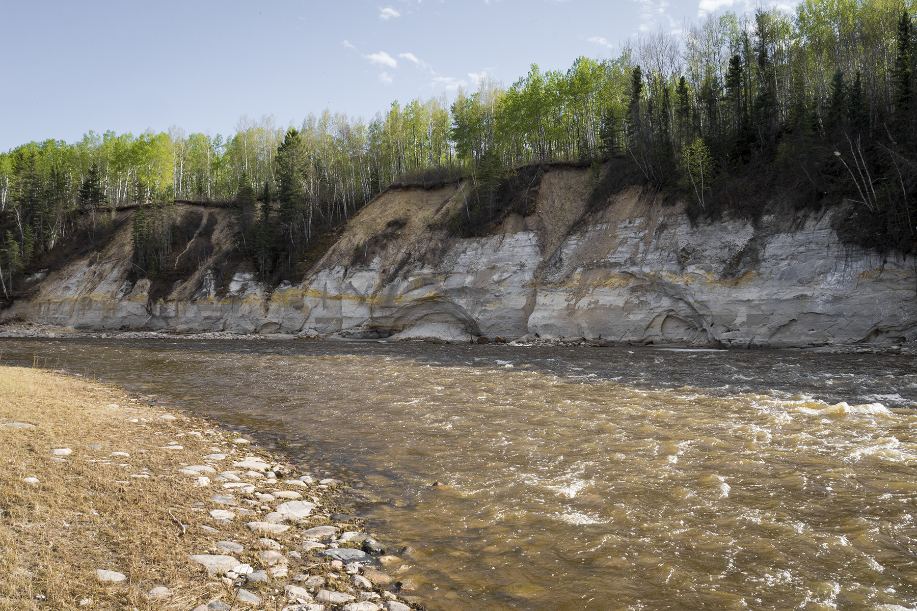 View from the Red Deer River boneyard (Goodson)