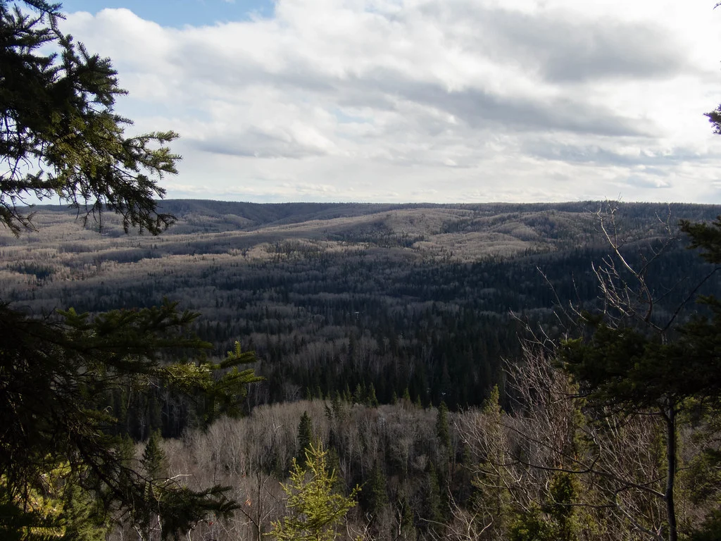 View of the opposite end of the Bell River Canyon (Hootz)