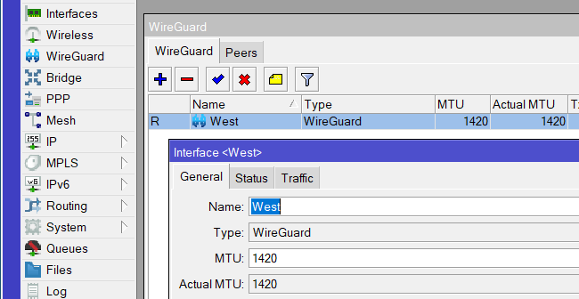MikroTik Wireguard in RouterOS 7
