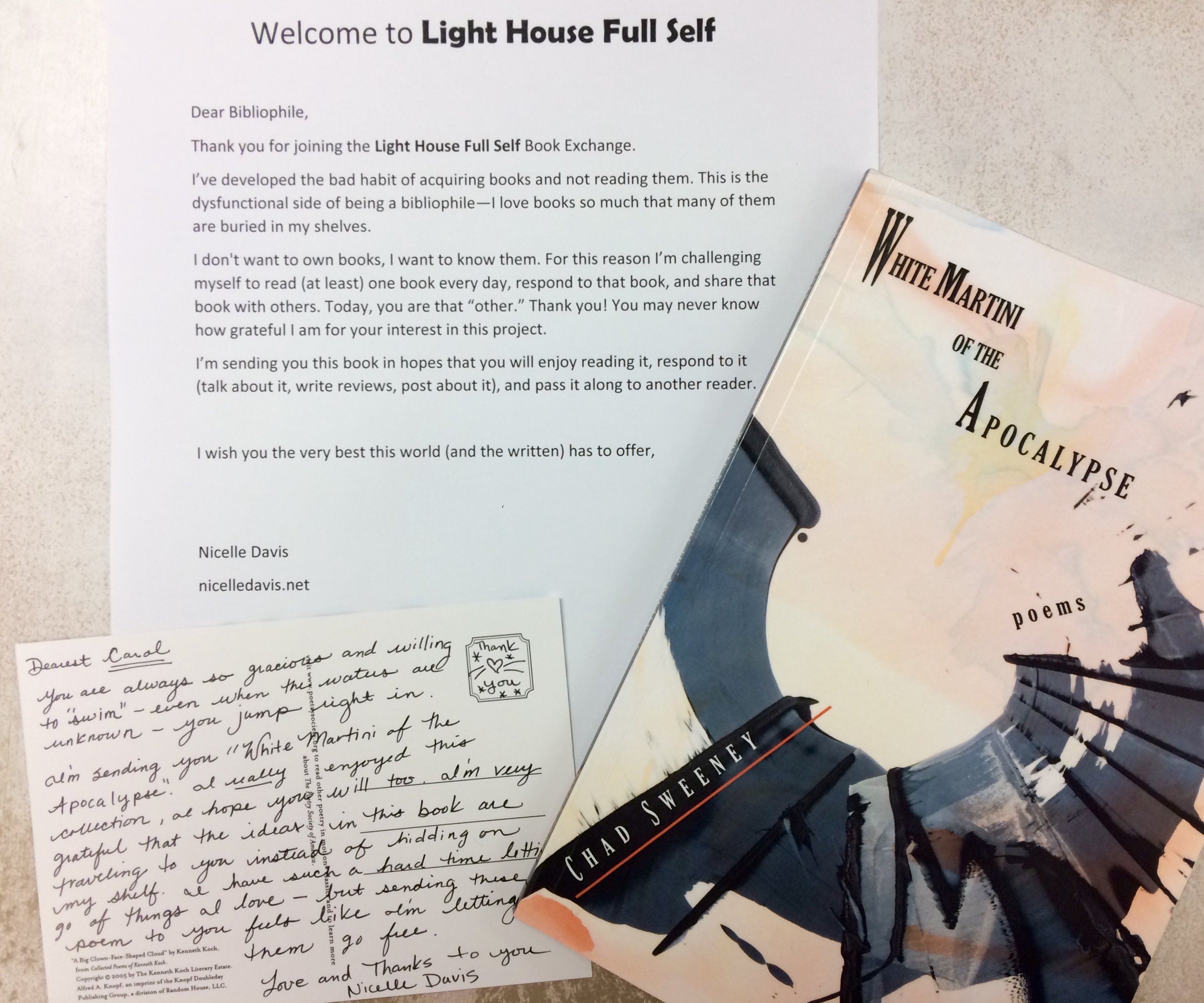 White Martini of the Apocalypse is on its way to Carol Dorf today! Thank you Carol. 