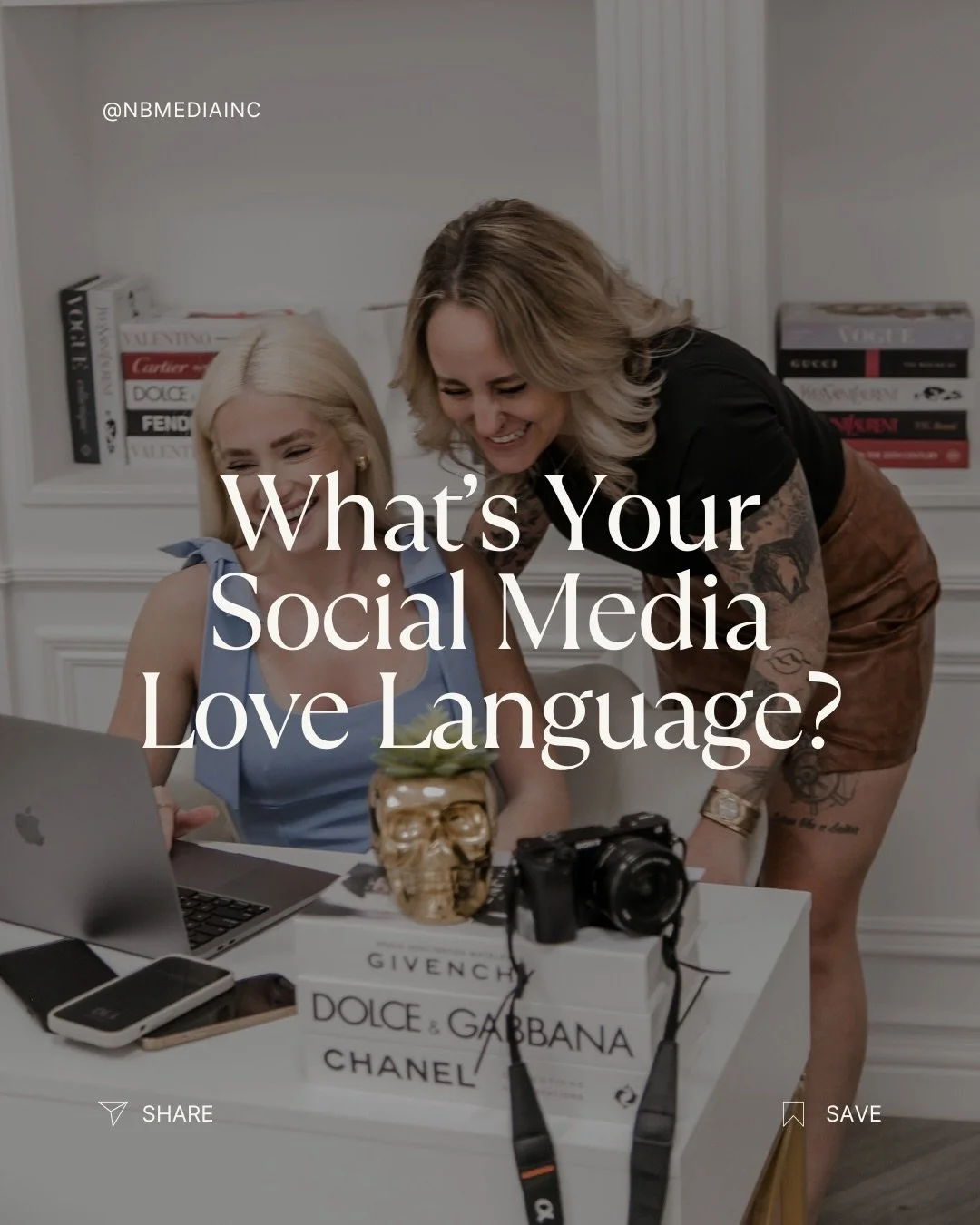 Your social media love language is your tell.
 Which one&rsquo;s yours? 💌📱