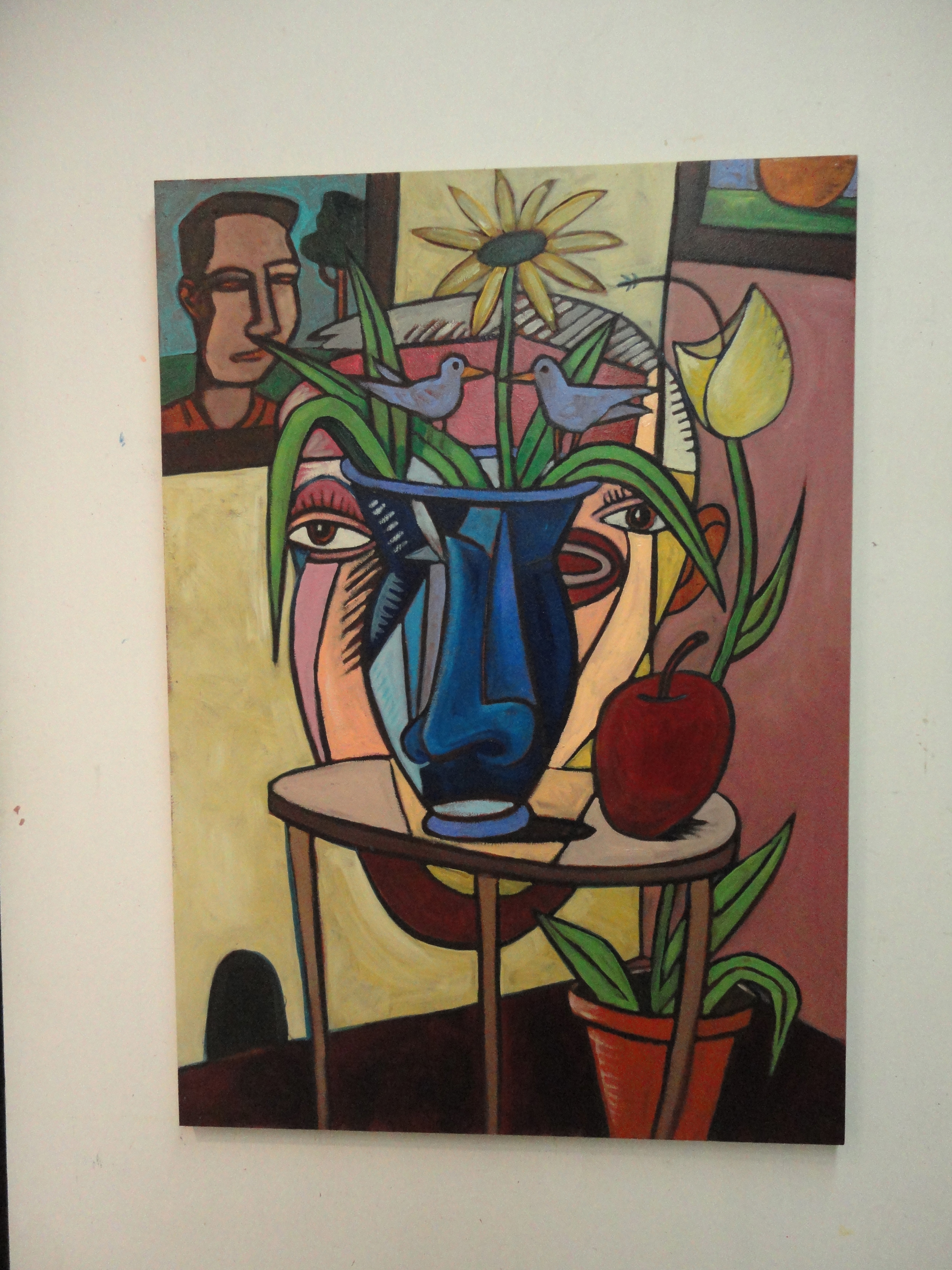 Interior with flowers 40x30 a/c 2013