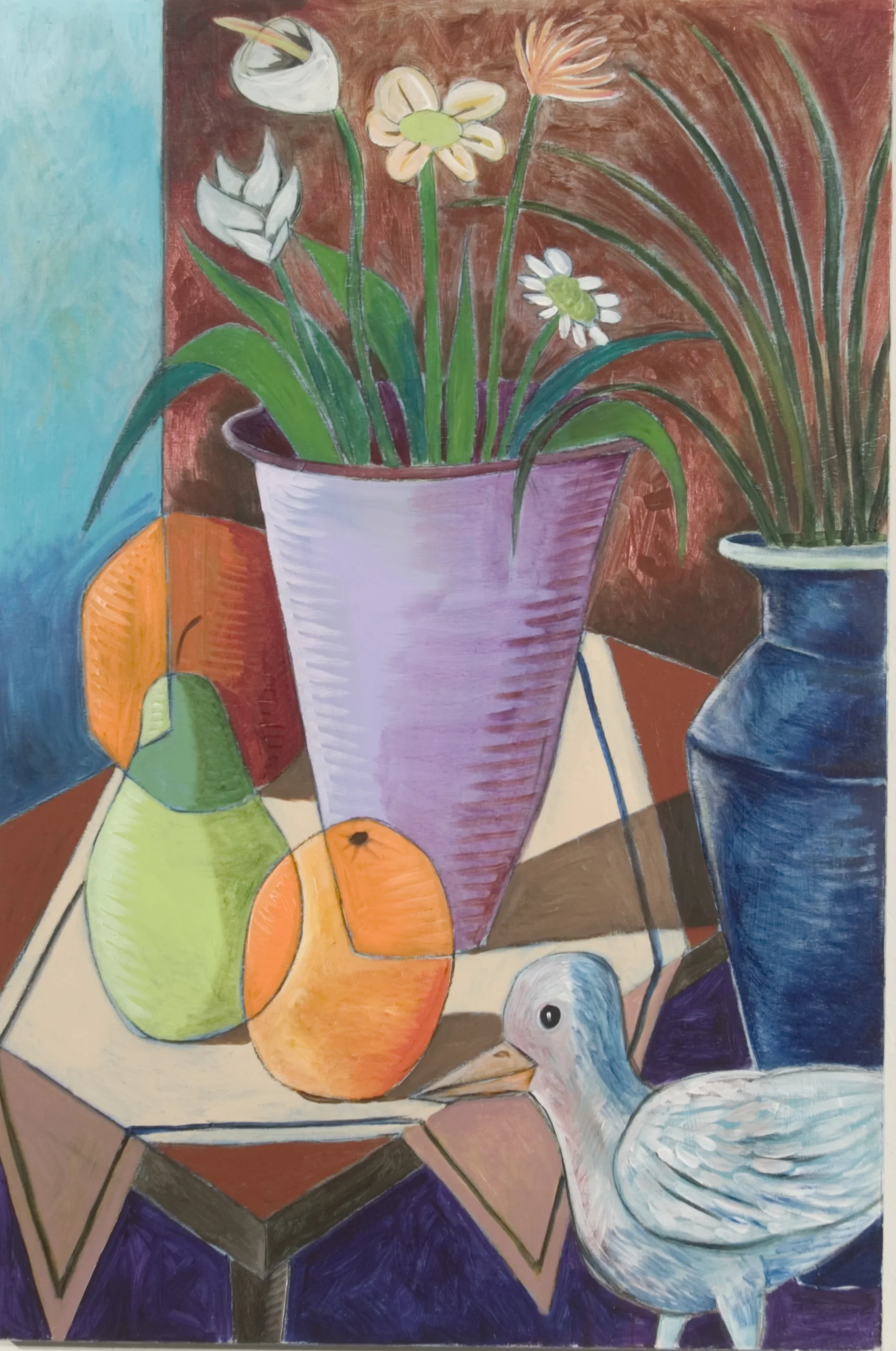 Still life w/bird 40x30 a/c 2008