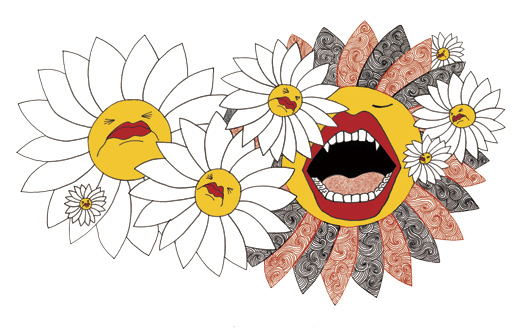 Ligyrophobia (Fear of Loud Noises) ; Ink and digital 2012