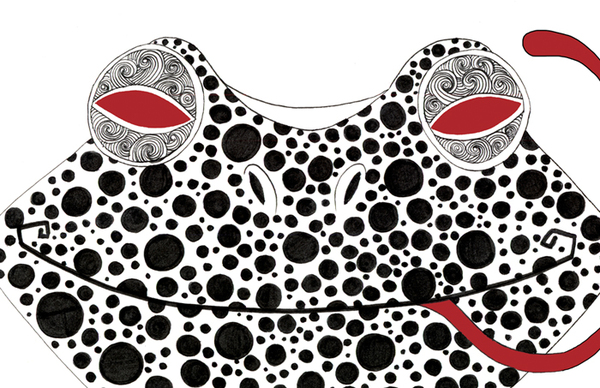 Ranidaphobia (Fear of Frogs) ; Ink and digital 2012