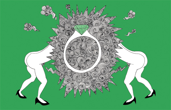 Zelophobia (Fear of Jealousy) ; Ink and digital 2012