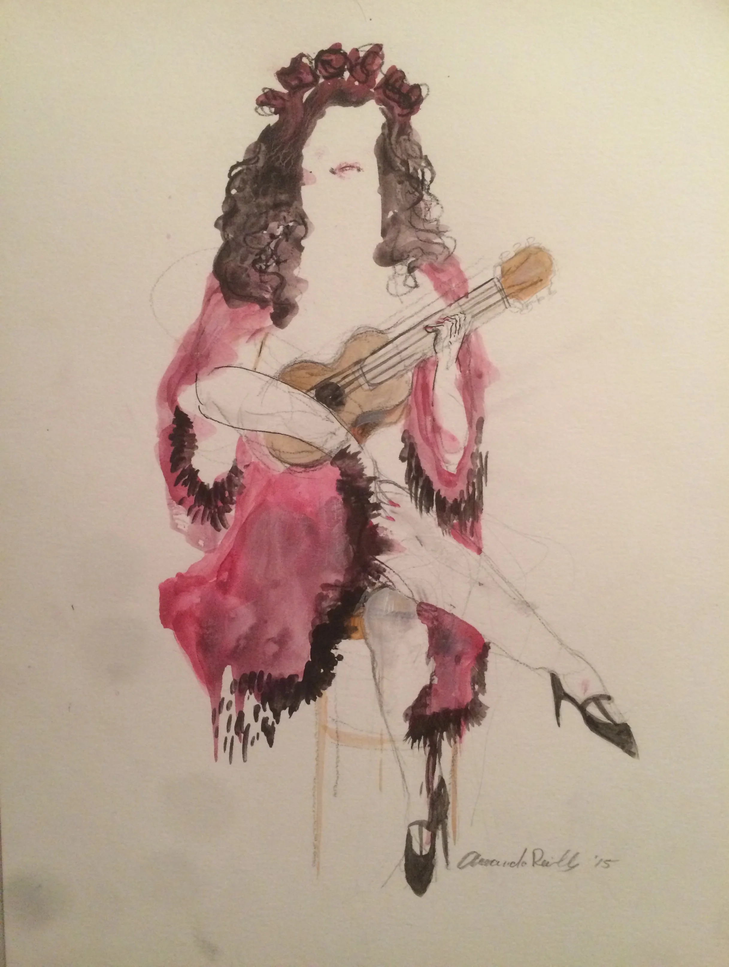 Miss Cherry Delight singing "Ukulele Whore" (Available For Purchase)
