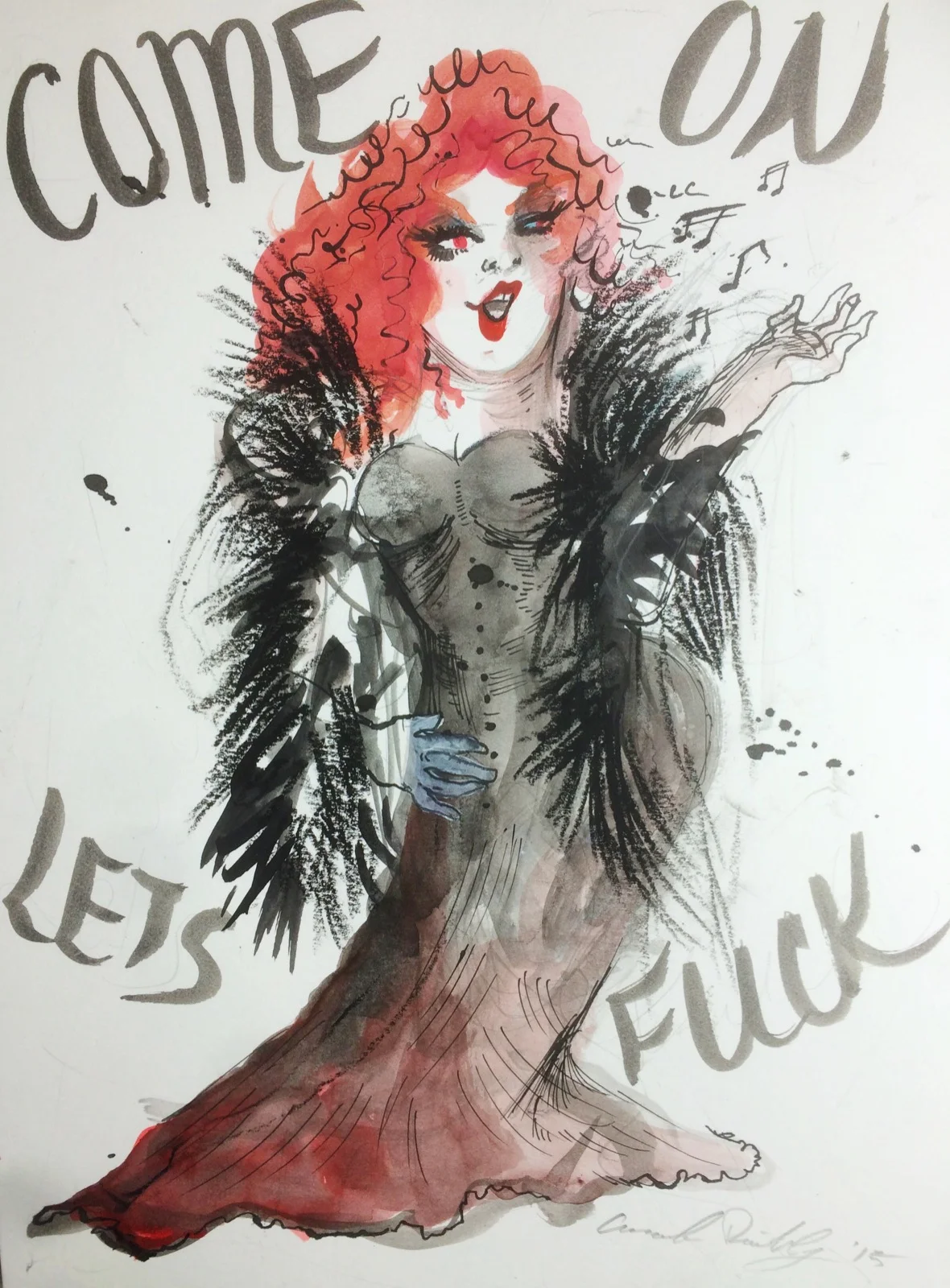 Broadway Brassy (Drawing available for purchase) 