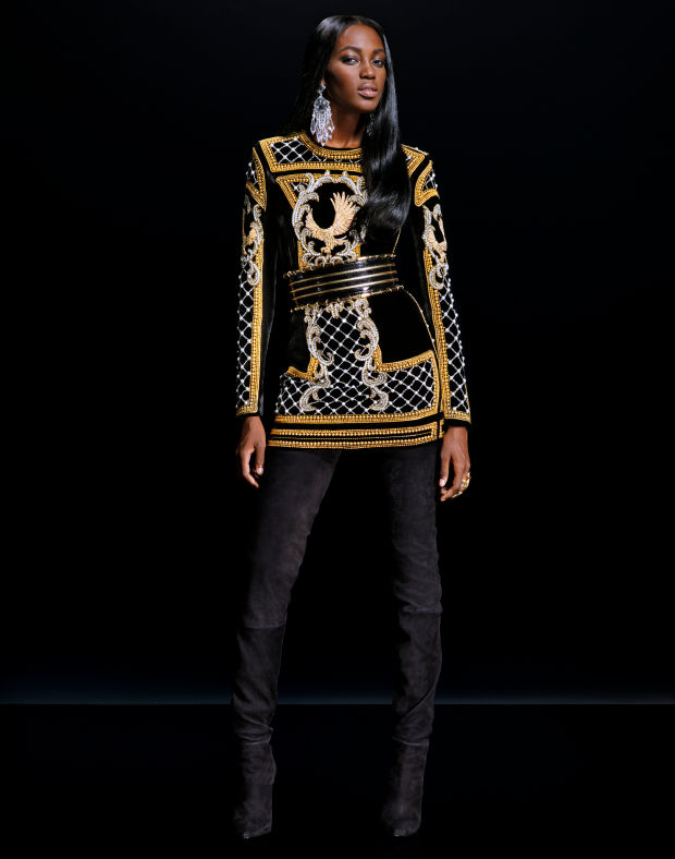 A look from the Balmain x H&M collection. Photo: H&M