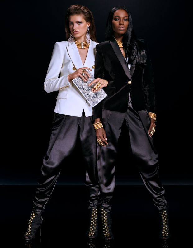 A look from the Balmain x H&M collection. Photo: H&M