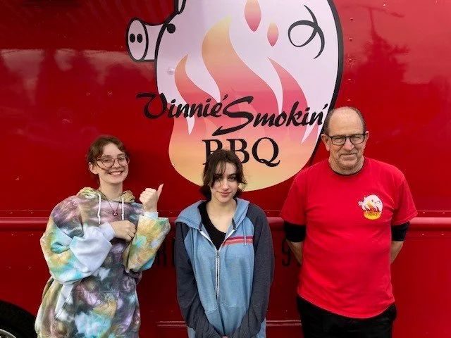 Vinnie's Smokin' BBQ Parks Truck At Riverfront School