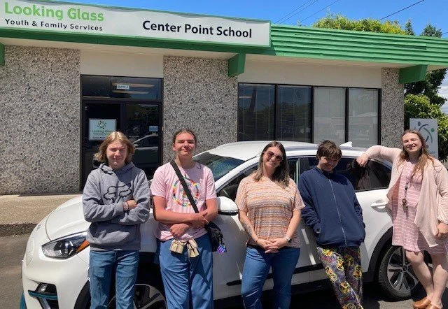 Center Point School Receives EWEB Funds to Purchase Electric Vehicle