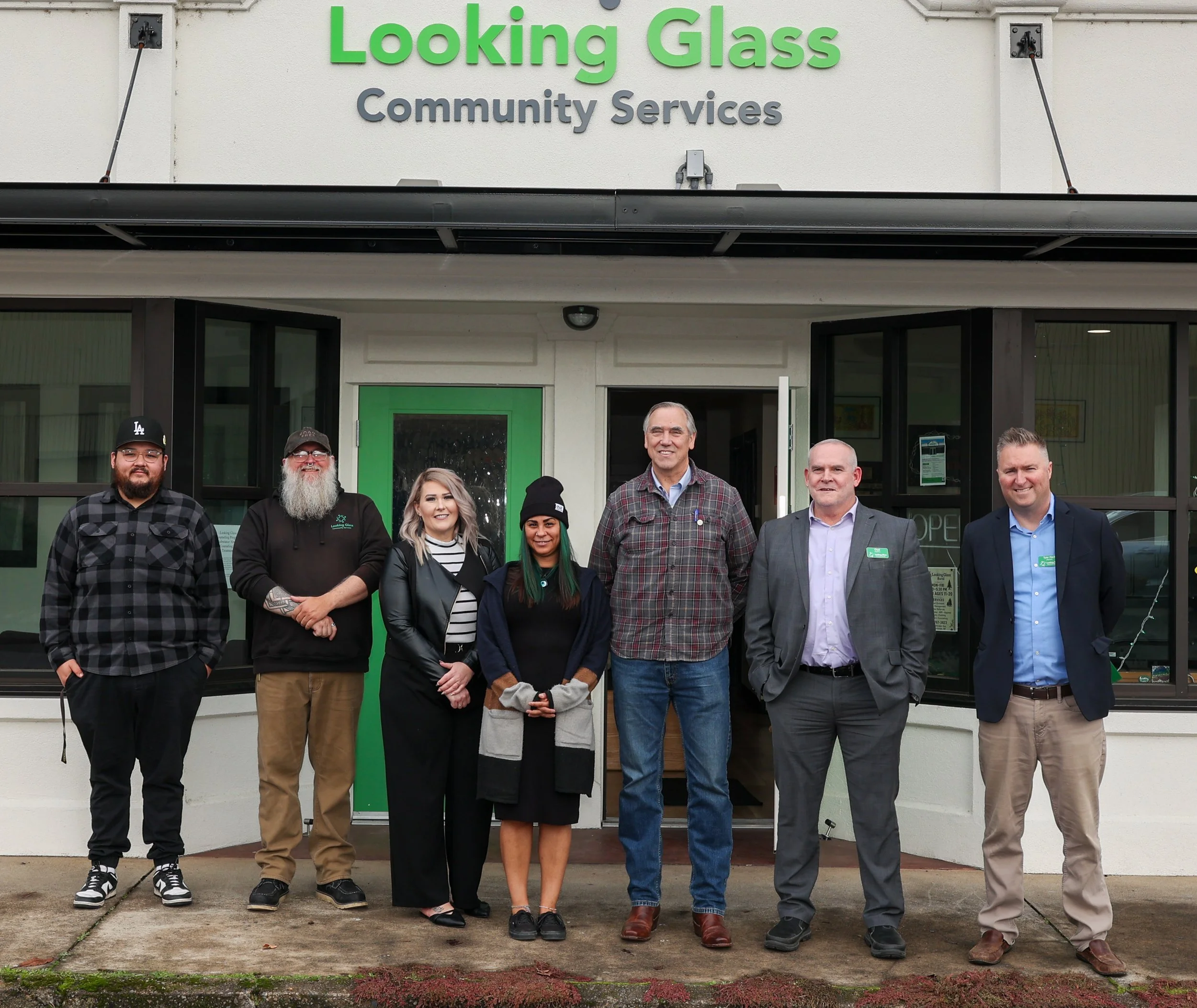 Senator Merkley Visits Looking Glass Rural Program to Discuss Funding Challenges